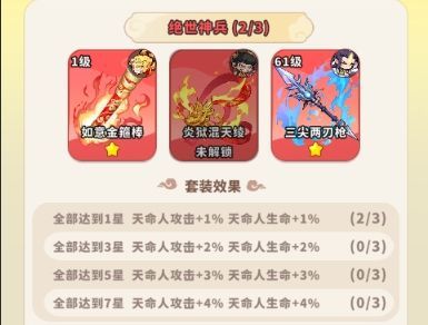 羁绊系统界面截图，显示两个法宝组合激活后的属性加成效果，包括攻击力+12%、生命值+8%