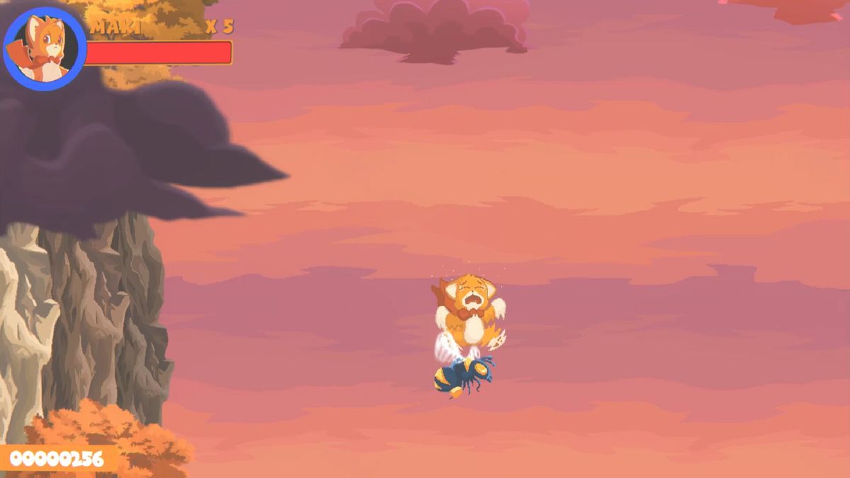 游戏关卡场景展示，色彩鲜明的像素风格城市街道，敌人排列成行等待挑战