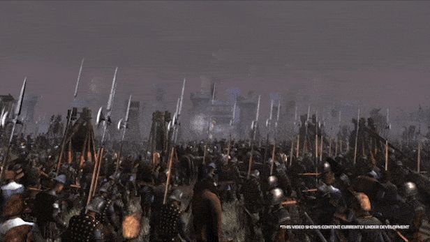 海上舰队交战动画，战舰发射侧舷火炮，海面激起巨大水花