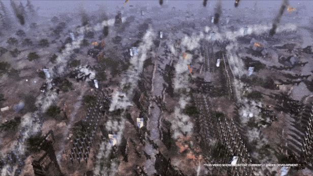 皇帝加冕仪式动画，主角身穿皇袍登上王座，万民欢呼