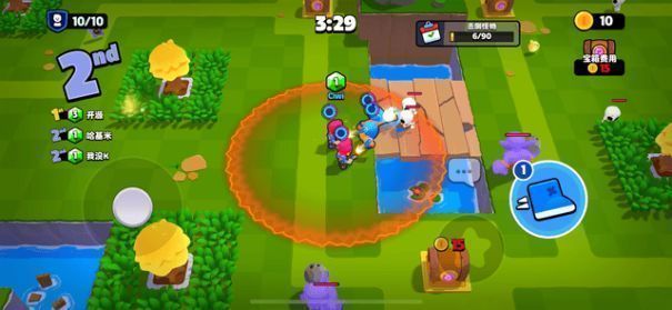 多支小队在缩小的安全区内激烈交火，爆炸特效与角色技能交织