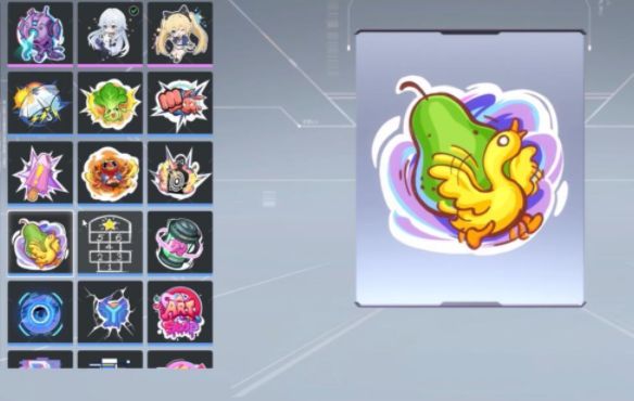 多名角色在地图中使用不同表情包互动的场景，动作丰富，气氛轻松愉快