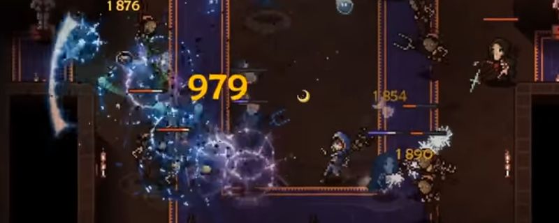 《The Slormancer》猎魂武装符文界面展示，界面中显示多种符文图标及其分类，背景为暗黑风格的熔炉工坊场景