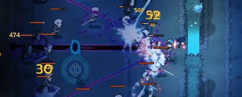 《The Slormancer》游戏中灵魂圣殿奥义界面展示，显示多种奥义图标及其属性固定效果