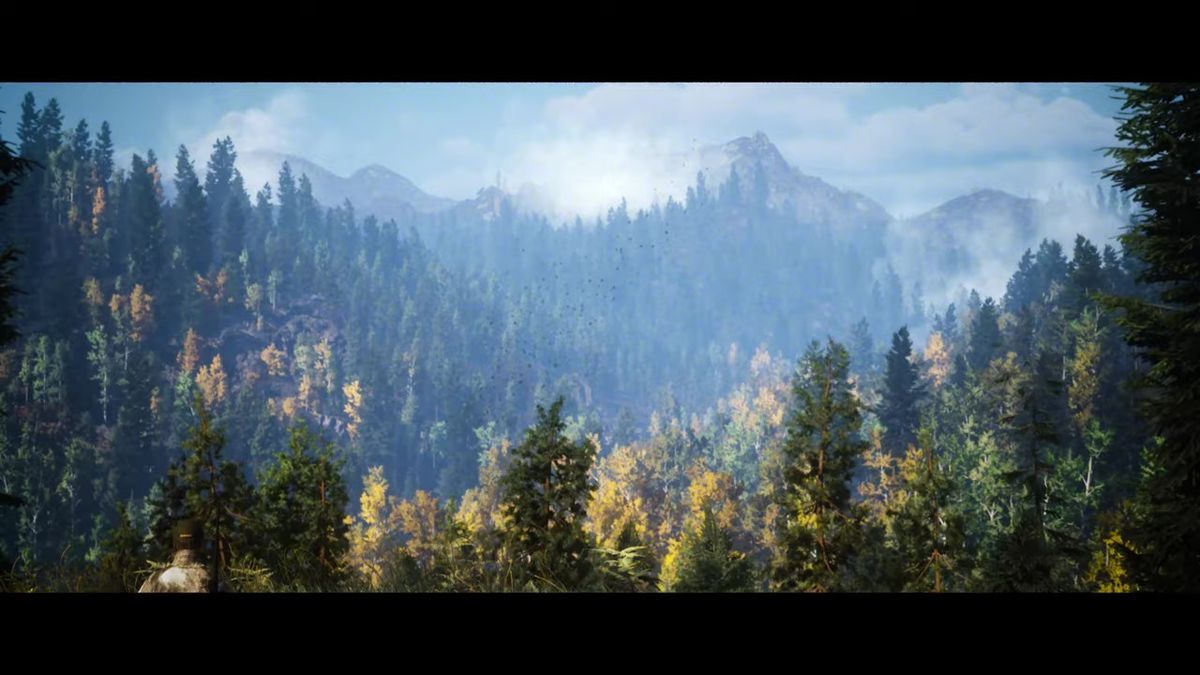 美洲狮在岩石间悄然移动，双眼警觉地扫视四周，展现高拟真动物AI