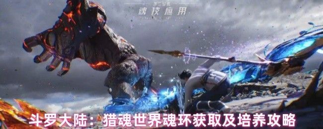 游戏内魂环获取界面展示，玩家正在查看猎魂魂兽与邪化兽王的挑战选项