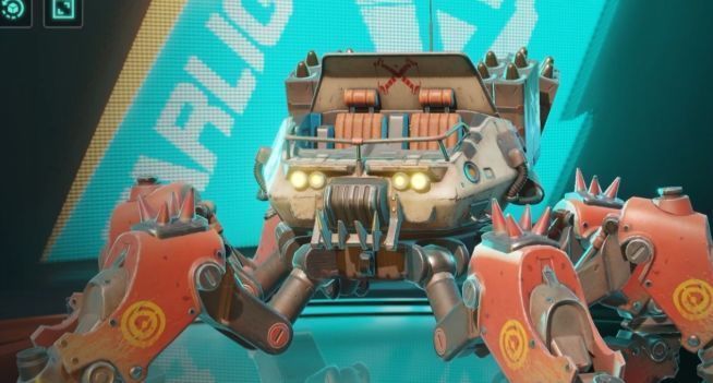 蜘蛛战车在决赛圈烟雾中穿梭，利用跳跃躲避敌人火力，迅速逼近目标