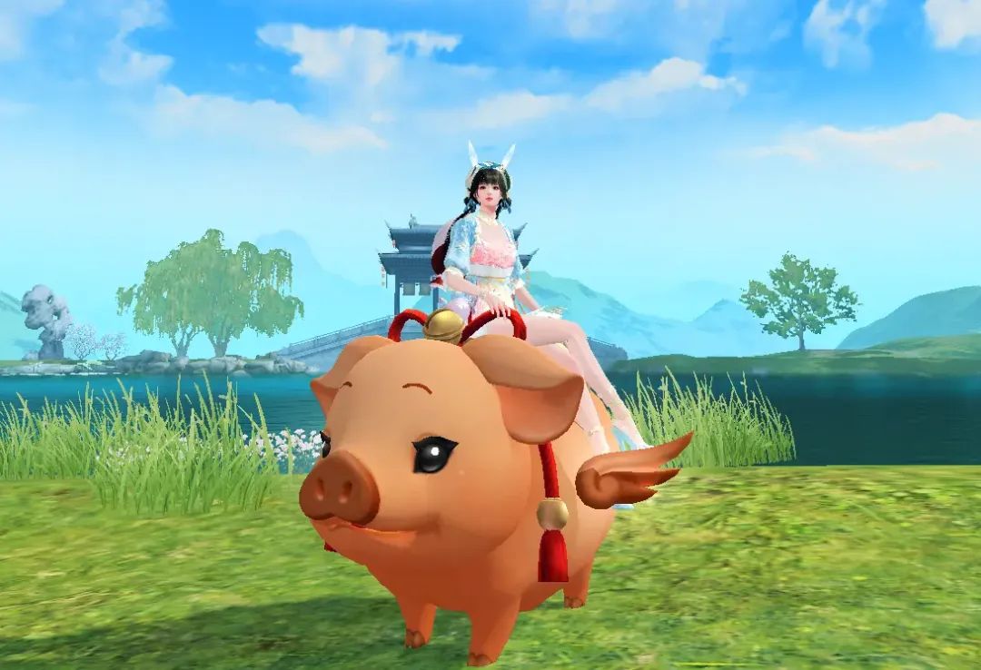 飞天小猪变身战兽后的炫酷特效展示