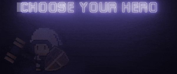 动态GIF展示角色在像素地牢中连续斩杀敌人，技能特效华丽