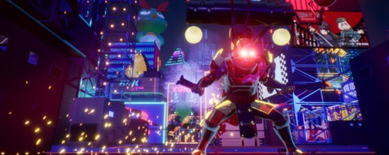 《东京地下杀手》游戏主视觉图，展现主角手持手枪在昏暗地下通道中潜行的场景，背景充满霓虹光影与日文涂鸦