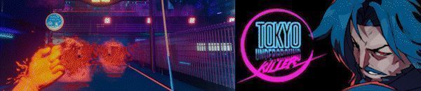 战斗场景截图，主角跃起劈砍三名怪物，刀光划出红色轨迹，背景为破败神社