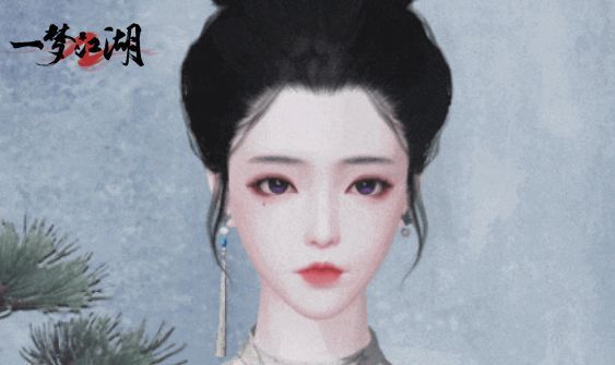 玉霞耳饰展示，白玉与蓝宝石搭配，温婉典雅