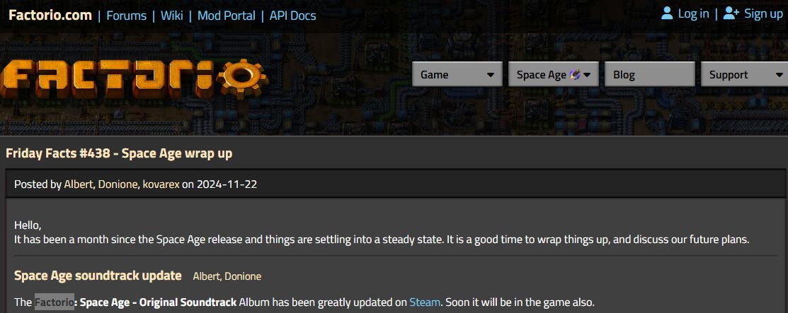 《异星工厂》中玩家建造的庞大自动化工厂俯视图，密密麻麻的传送带与组装机构成复杂网络
