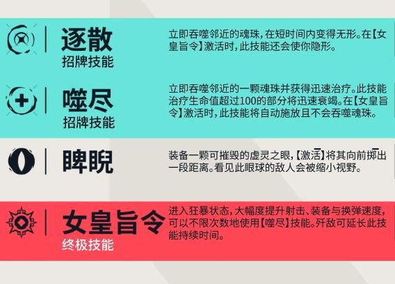芮娜使用‘噬尽’技能进行生命回复，身体周围泛起浓郁的紫色能量漩涡，血条正在缓慢回升