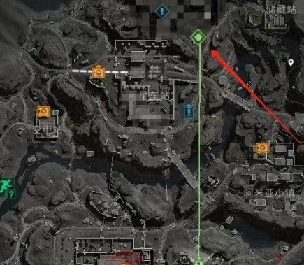 玩家接近空投箱，周围散落着弹药和装备，战斗痕迹明显