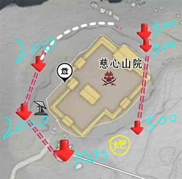 燕云十六声PVP流派技能搭配界面截图，展示不同武学组合与心法配置