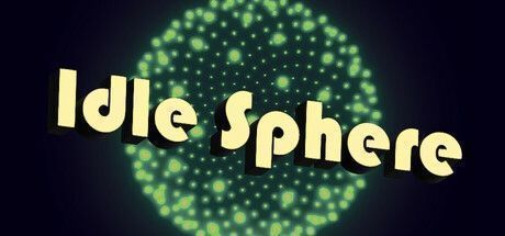 《Idle Sphere》游戏主界面展示，多彩球体悬浮于星空背景中，光影交错，充满科技与幻想感