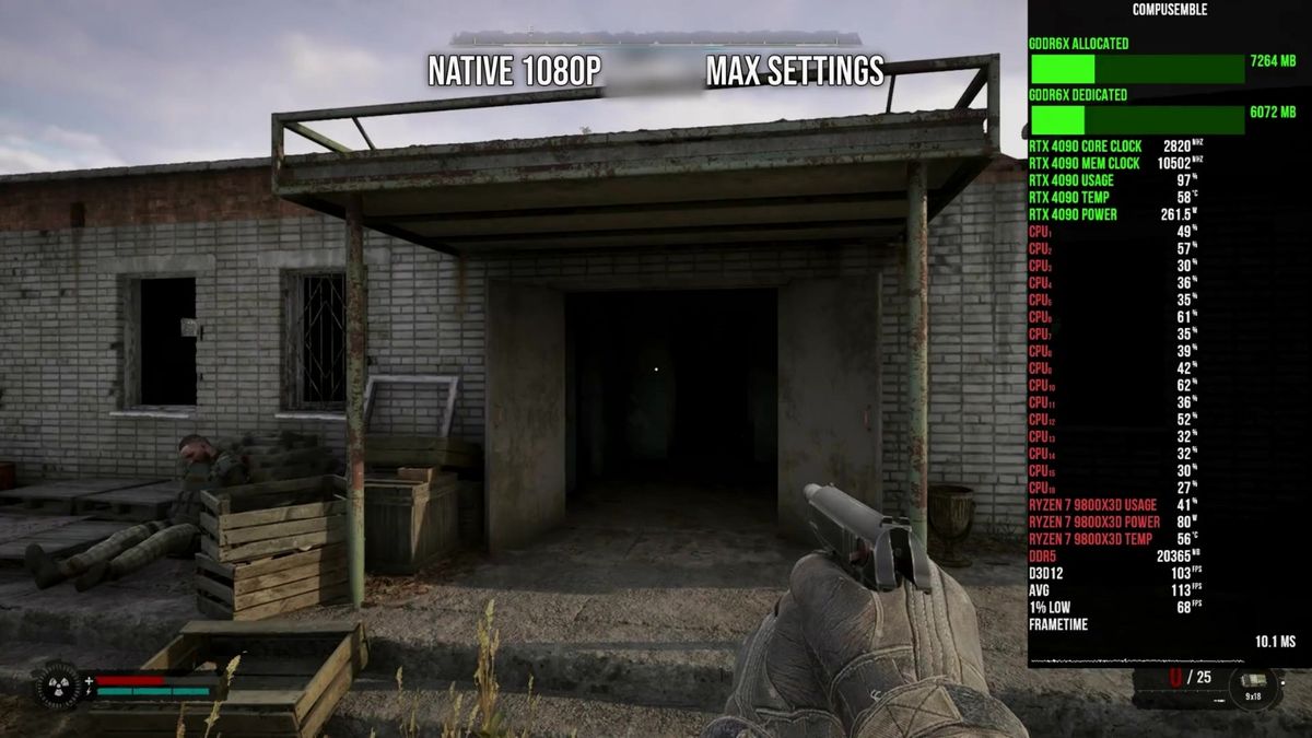 角色与NPC对话场景，背景为临时搭建的避难所，篝火燃烧