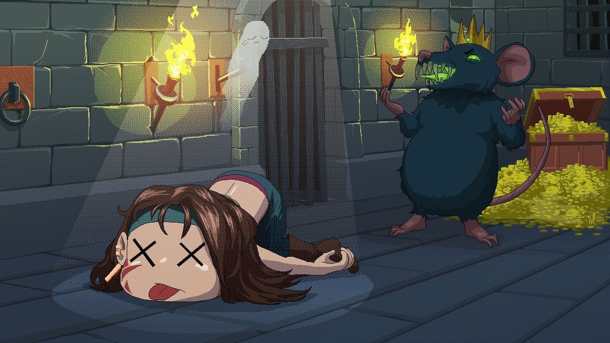 主角在地图界面上规划冒险队伍，界面融合了手绘地图与任务图标，风格复古而清晰