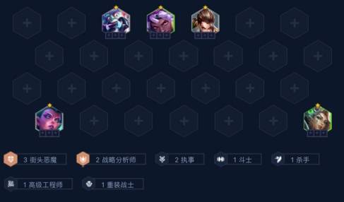 最终9级完全体阵容站位，莎弥拉替换蒙多，可酷伯入列，全员2星