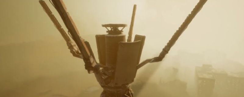 《剑星》大沙漠日光塔在地图上的标记位置，显示清晰的导航指引