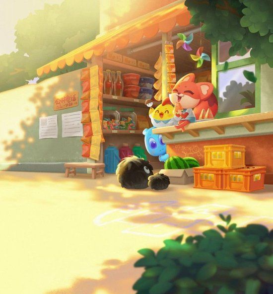 玩家参与幸运转转转活动界面，抽奖转盘充满童趣装饰