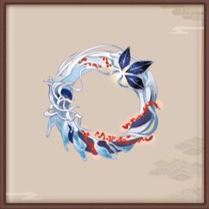 动态头像框「圣洁之祭」展示动画，花瓣飘落与微光闪烁环绕头像边缘