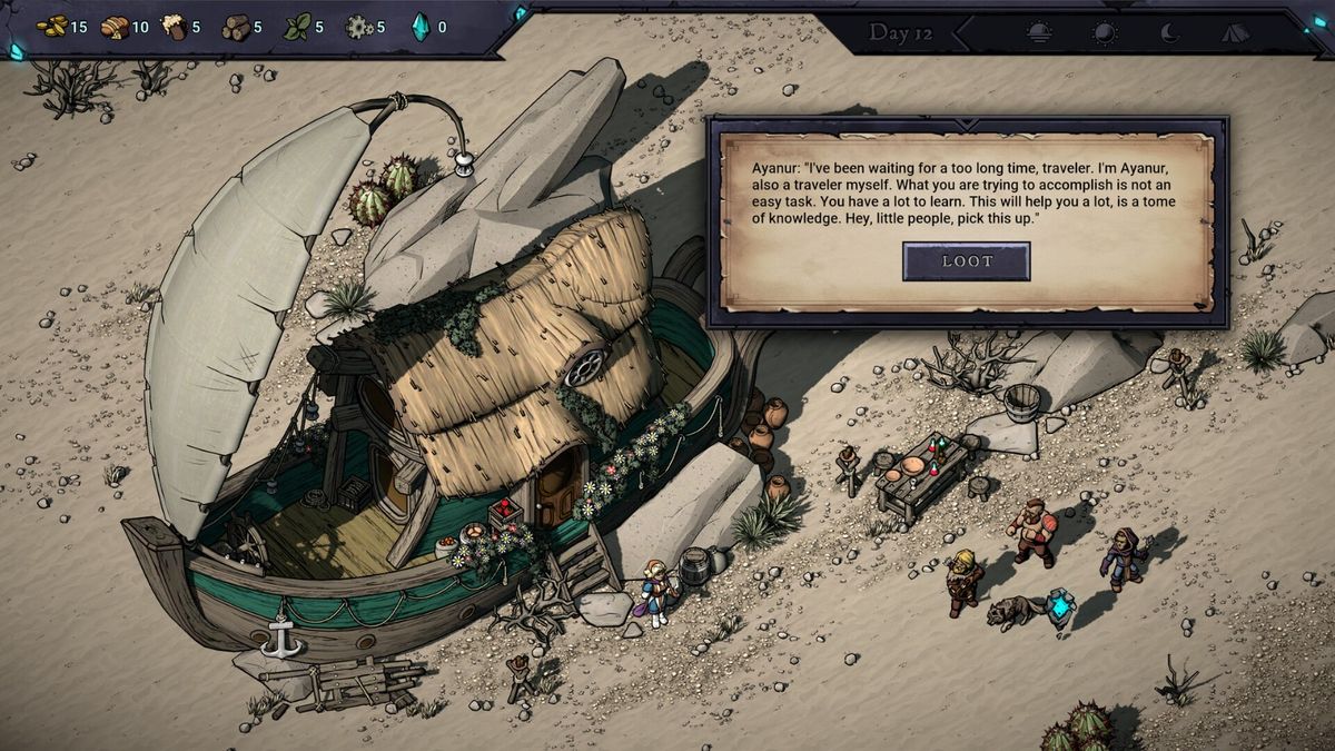 角色被多个状态异常叠加，血条危急，正准备使用逃脱技能