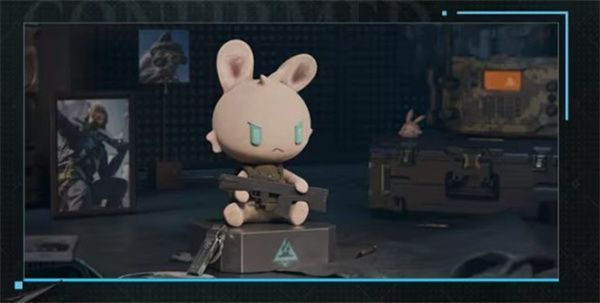 地图中玩家接近音乐播放器装置，界面提示可播放明日方舟原声BGM