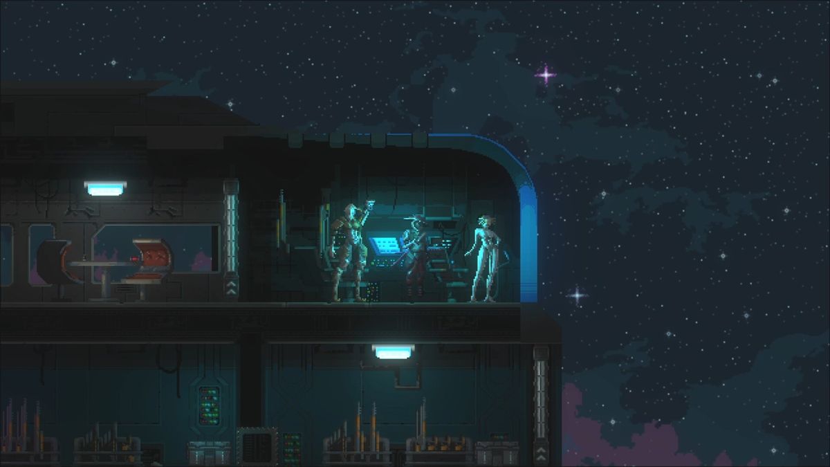 近战战斗特写，武士刀划出蓝色光刃，敌人被斩成两半