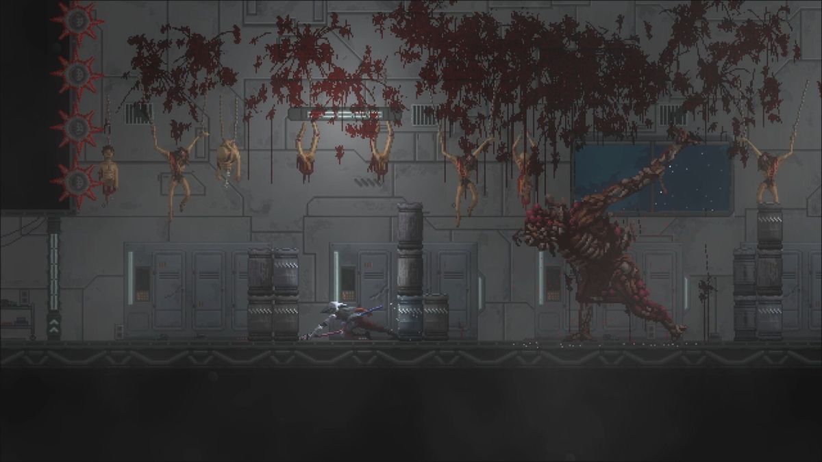 UI界面展示，生命值、能量槽与精神稳定度三项指标并列显示