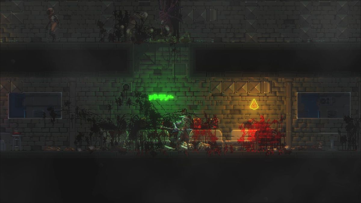 角色最终形态概念图，全身被能量包裹，双眼发出蓝光