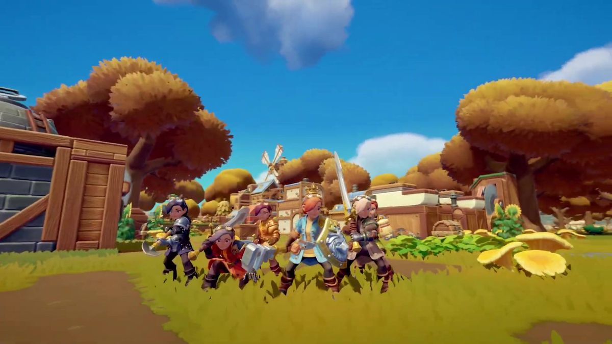 冬季降临，白雪覆盖农田，村民在火堆旁瑟瑟发抖，远处是冒着黑烟的工坊