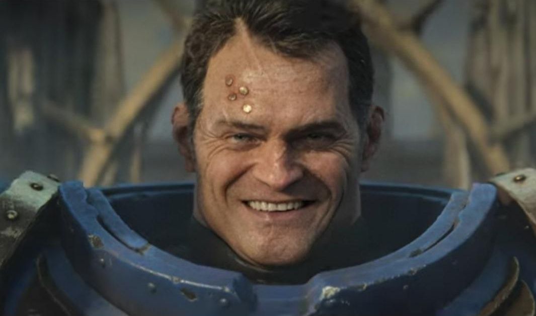 游戏界面显示服务器连接失败提示，背景为星际战士在战场上奔跑