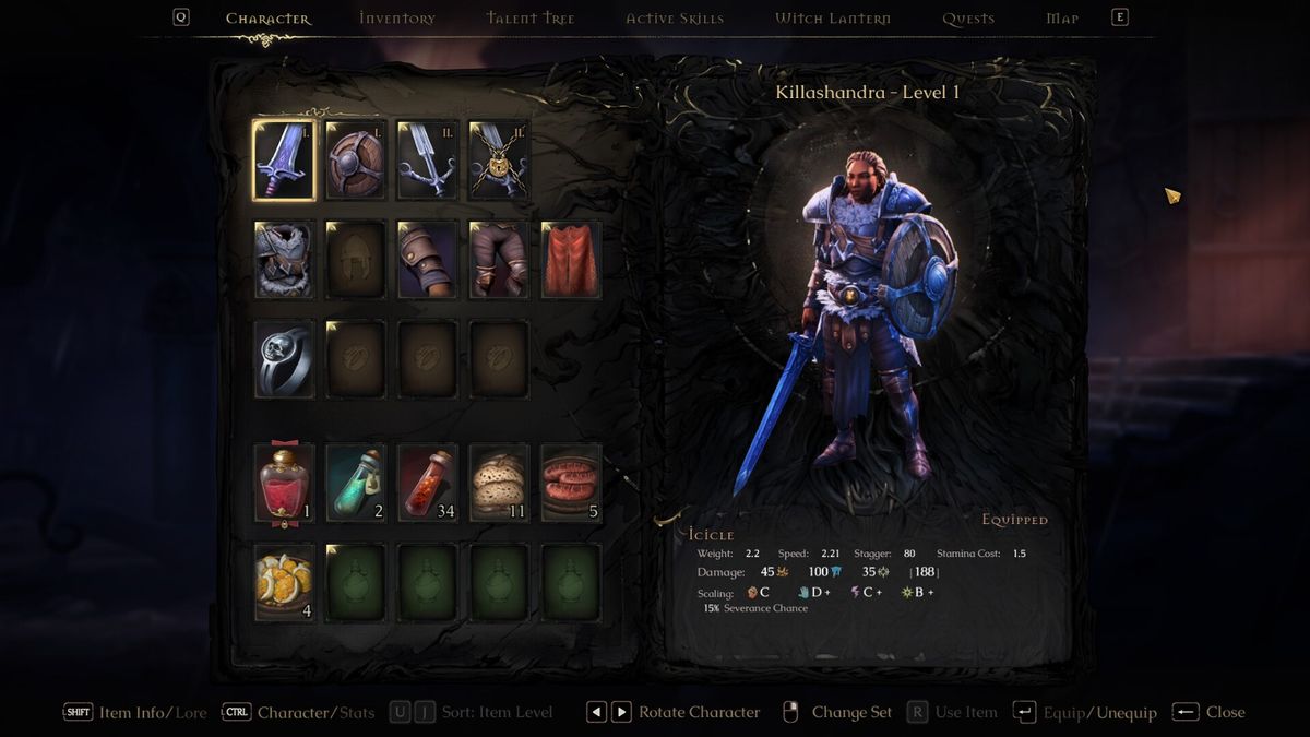 游戏结局分支选择界面，屏幕上浮现三条不同命运路径的象征图像