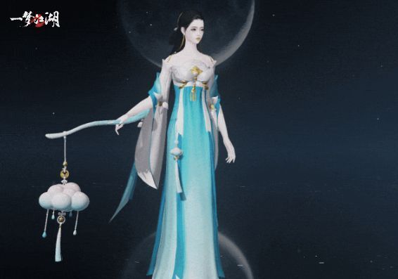 《一梦江湖》云梦灯笼·虹色新晴展示，灯光流转，花影朦胧，氛围感拉满