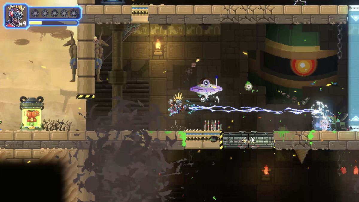 凯文身穿不同战斗服在不同地形中战斗，画面展示爆炸、射击与近战格斗特效