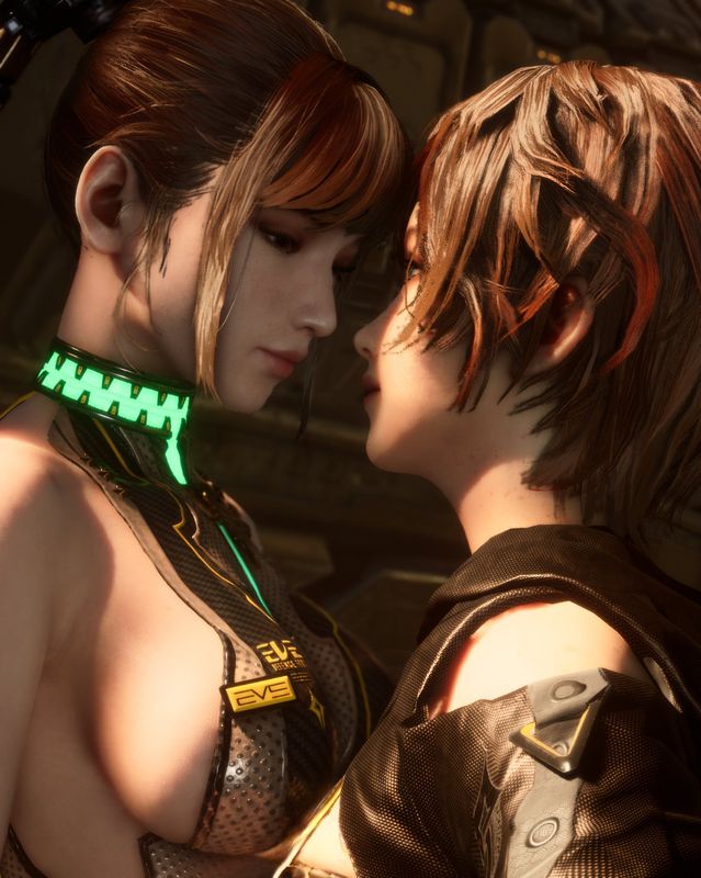 角色在雨中仰头闭眼，水花四溅，情绪渲染极具电影感