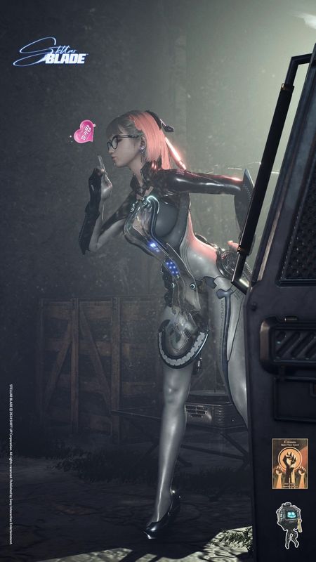 角色坐在机械巨兽肩部，俯瞰远方星河，画面宏大壮丽