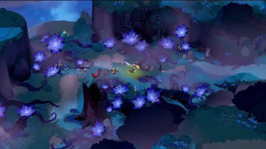 玩家在广阔地图中探索，触发隐藏事件与NPC对话的场景截图