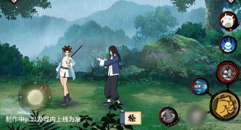 天天使用峨眉枪施展三段普攻，最后一击砸地引发尘土飞扬