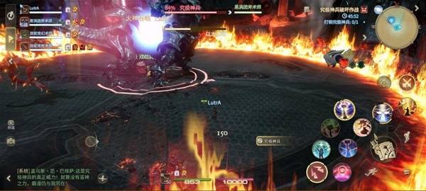 以太炸弹出现在场地四周，两条红线连接两对炸弹，一名玩家冲向其中一个准备引爆