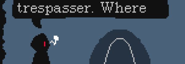 Boss战场景，巨大人形敌人挥舞音波巨刃，玩家角色在空中闪避，特效激烈