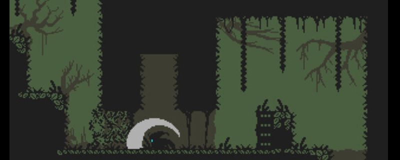《The Pale Piper》游戏画面截图，展示昏暗森林场景中主角持剑前行，光影效果细腻，氛围神秘而紧张