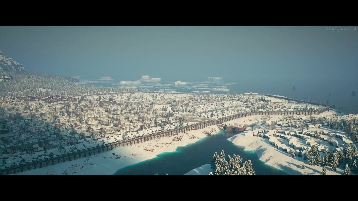 城门入口特写，石墙风化痕迹明显，守卫NPC站立两侧