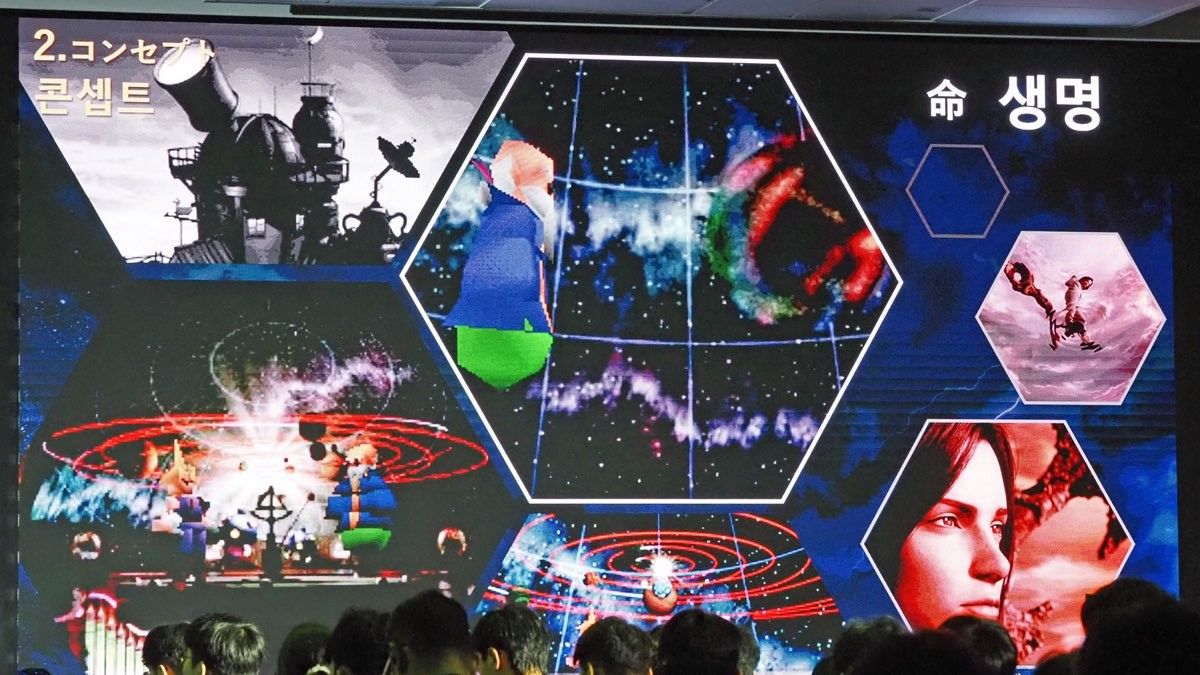 《最终幻想7》系列三部作品核心主题对比图，清晰展示‘生活’、‘重聚’、‘羁绊’的演进脉络