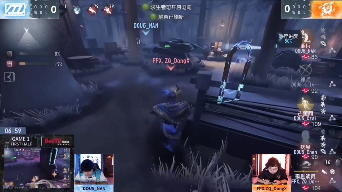 歌剧演员在大门与月亮门之间灵活使用移形，实现双门同守的战术布局