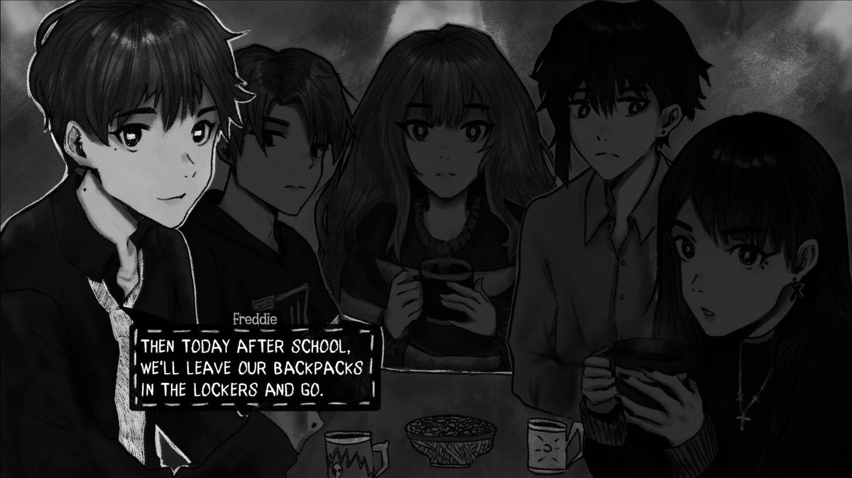 墙上贴满患者照片与红色标记，中央写着‘实验体X-7失控’，充满阴谋感