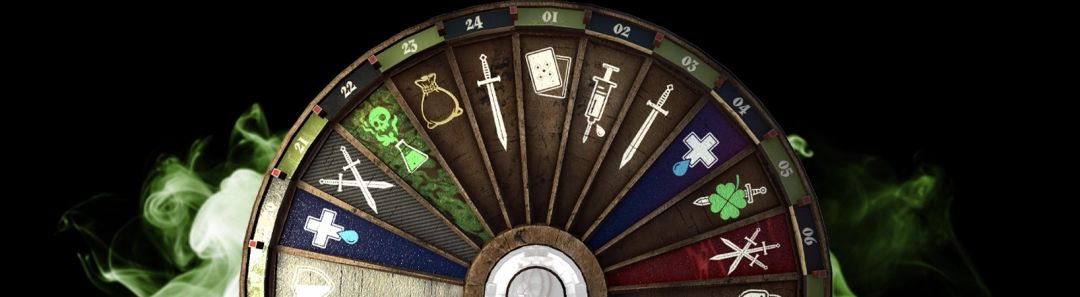 技能卡牌展示界面，多张卡牌呈扇形排列，每张卡带有不同图标与属性说明