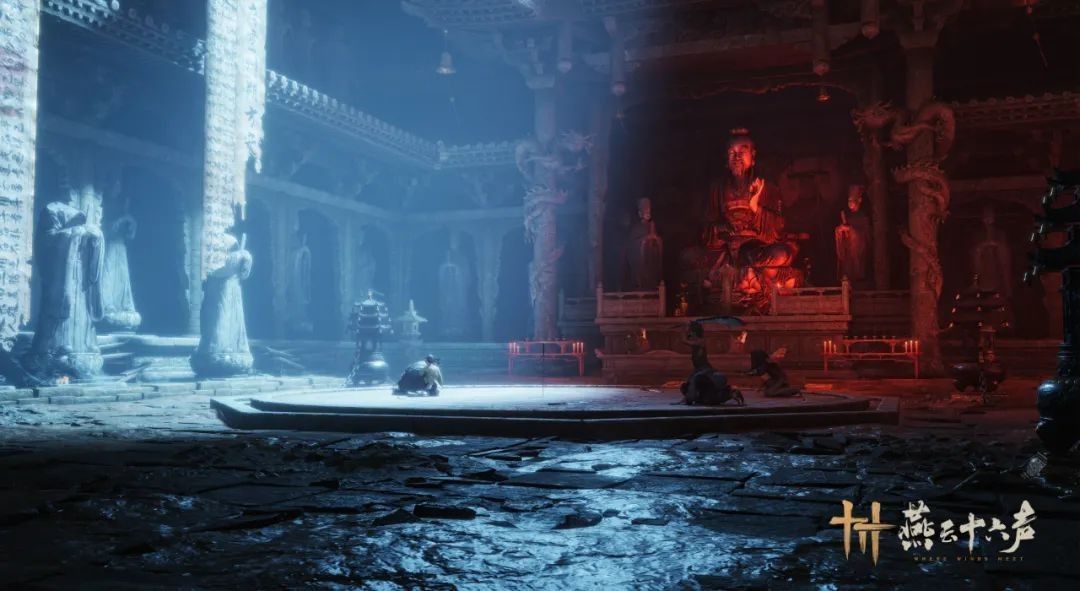 战斗场景中刀光剑影与技能特效的高清截图